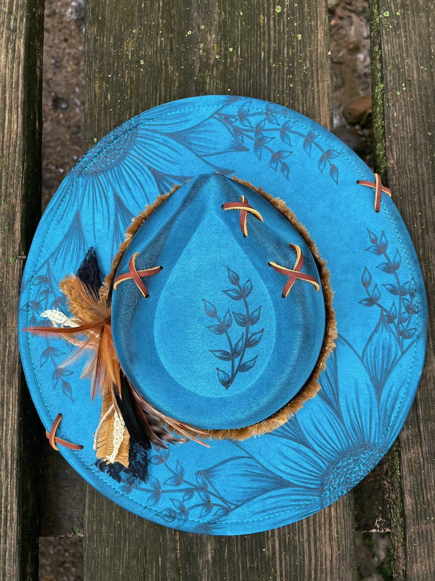 Denim Sunflower