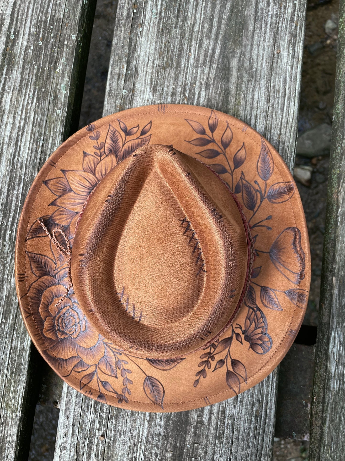 Floral Short Brim