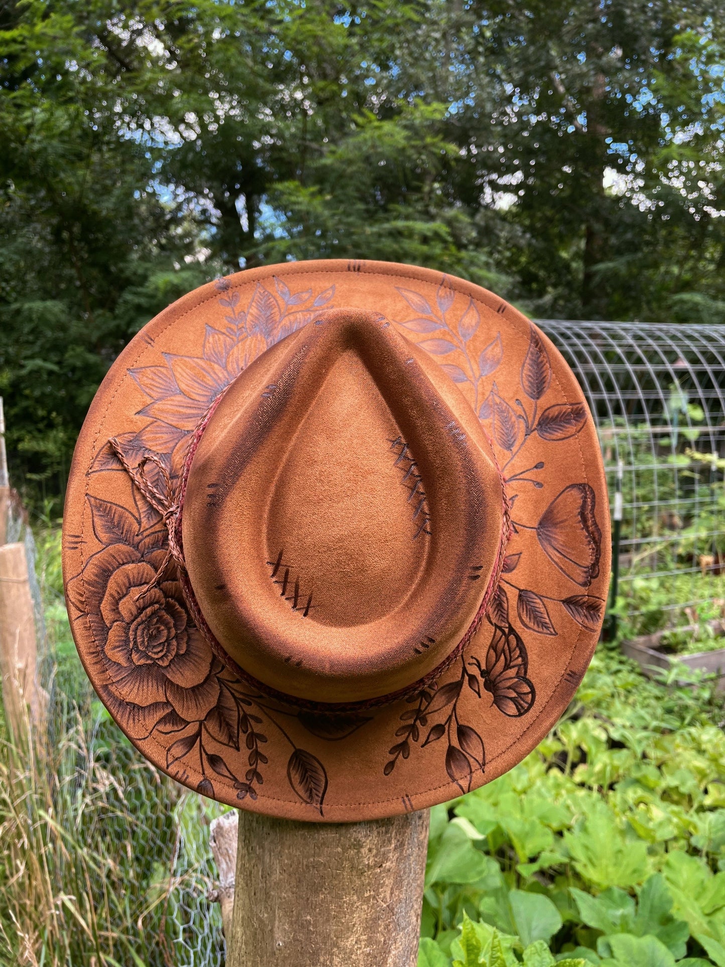 Floral Short Brim