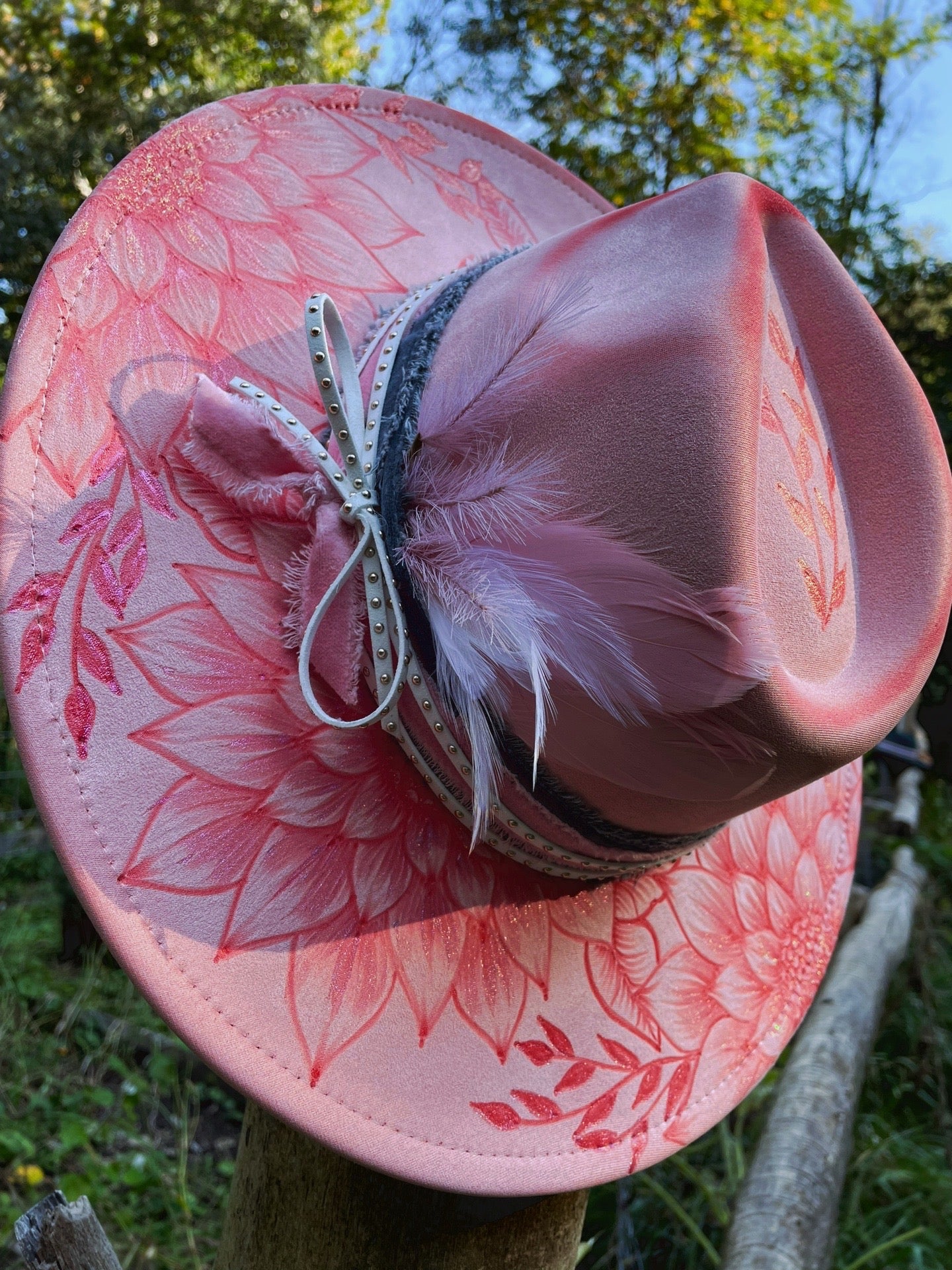 Pink sunflower