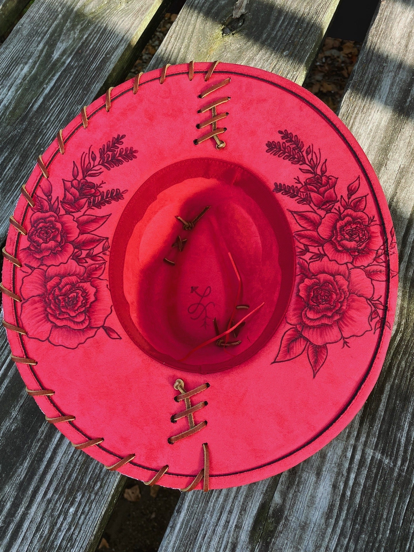 Red floral