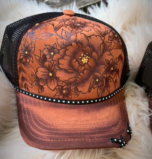Flower (golden yellow rhinestone)