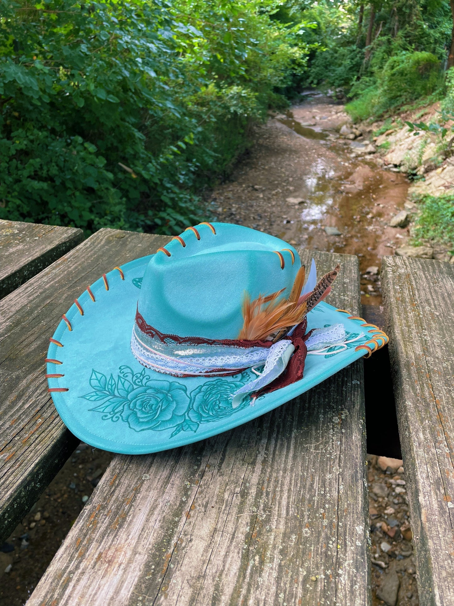Teal cowboy