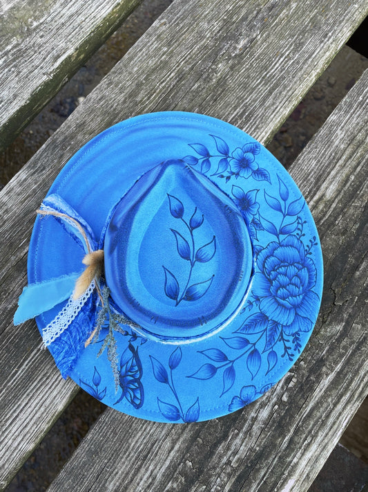 Blue floral