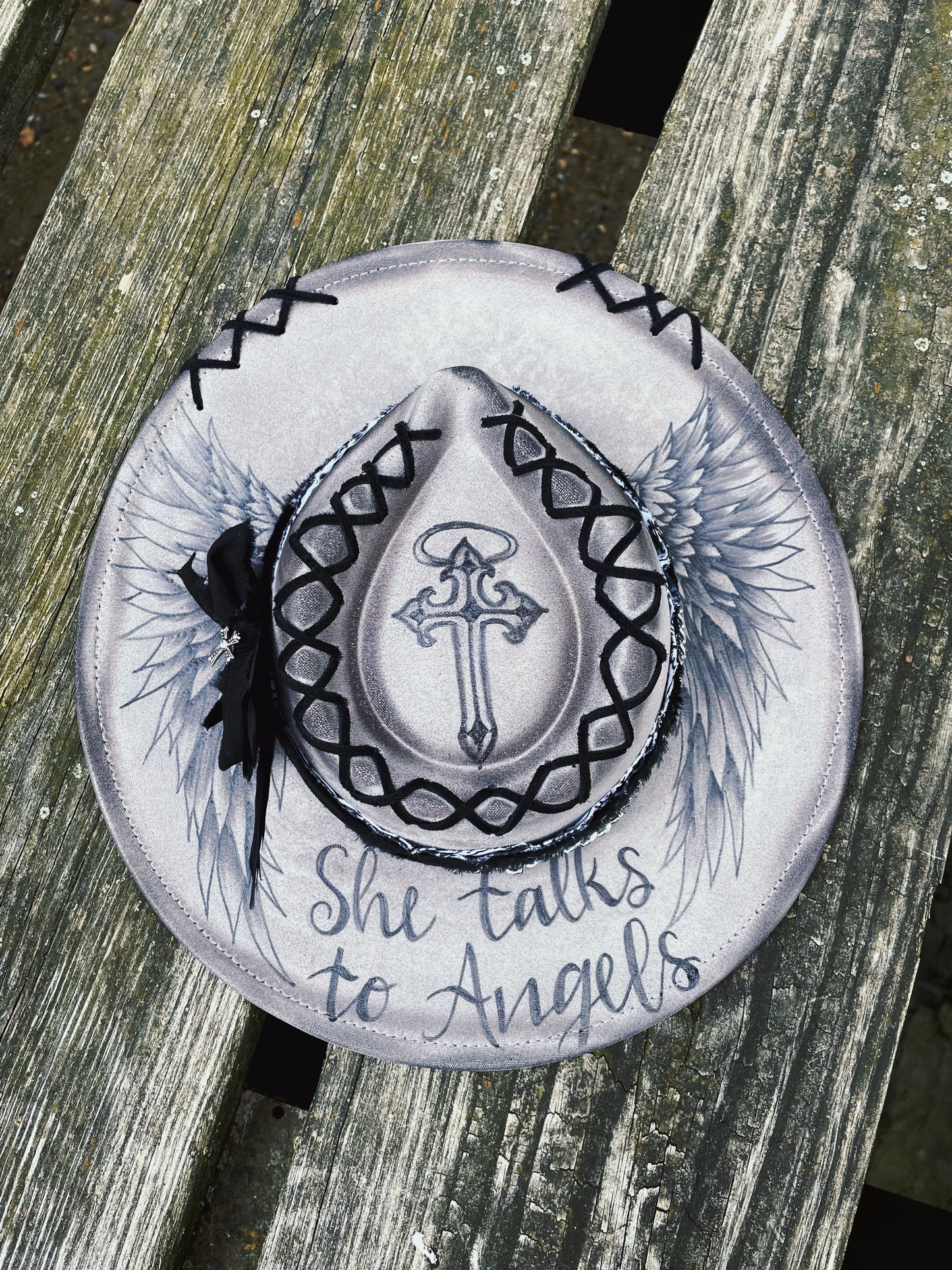 She talks to Angels