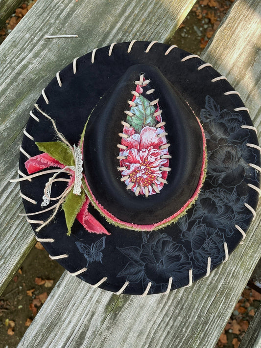 Black floral